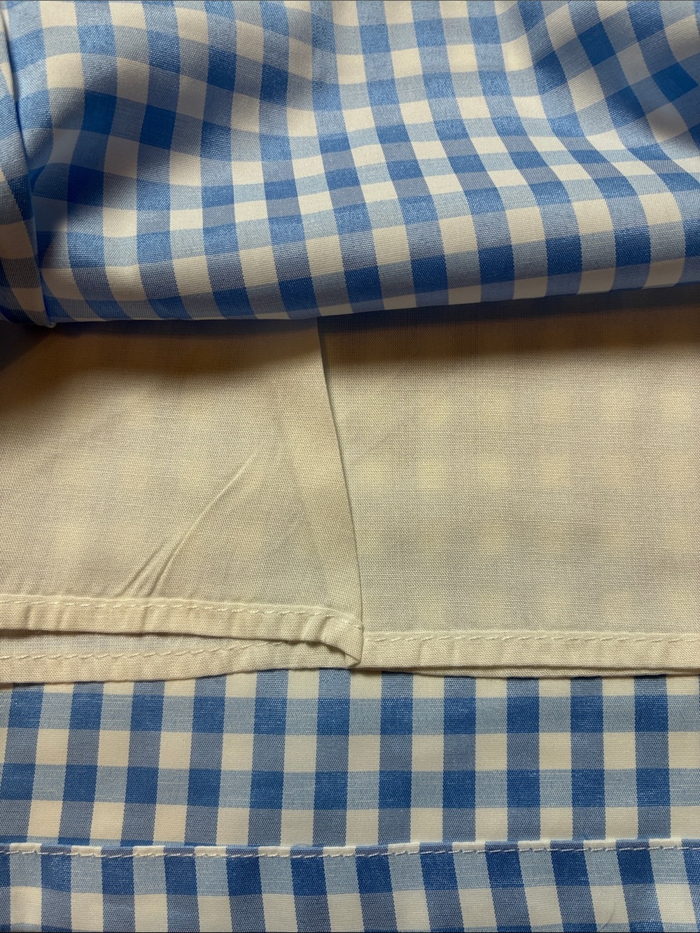 Blue Gingham Heart-Button Casual Dress for Kids - Picture 5 of 5